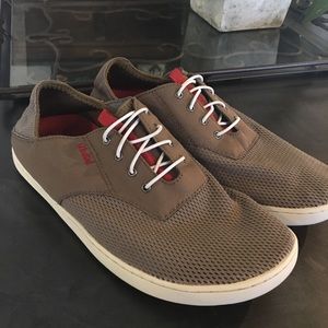 OluKai Nohea Moku Boat Shoe size 7